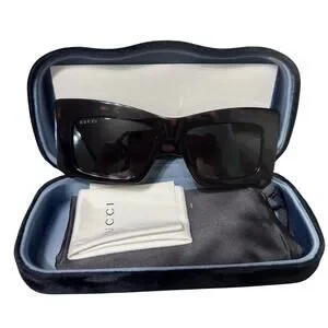 New Auth. Gucci Dark Tortoise Square Frame GG Logo Sunglasses Full Inclusive New Auth. Gucci Dark Tortoise Square Frame GG Logo  main image 2